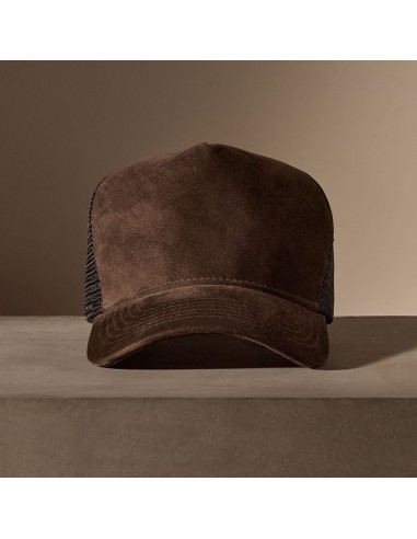 Suede Trucker Hat - Cafe Voir les baskets