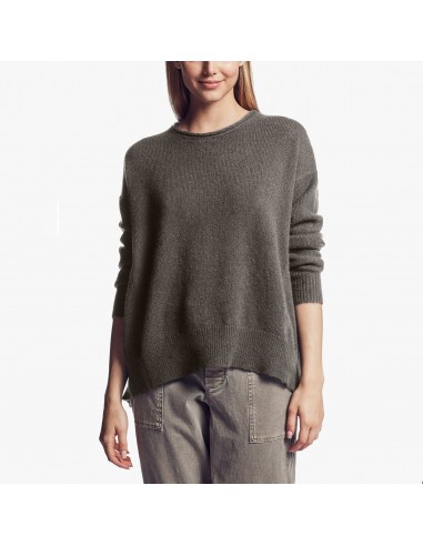 Lightweight Textured Cashmere Crew - Jungle de l' environnement