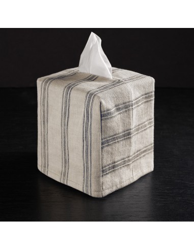 Stripe Tissue Box Cover - Natural Stripe acheter en ligne