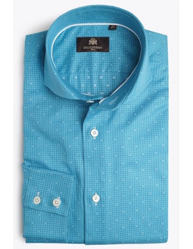 Chemise Jonesboro turquoise pas cher