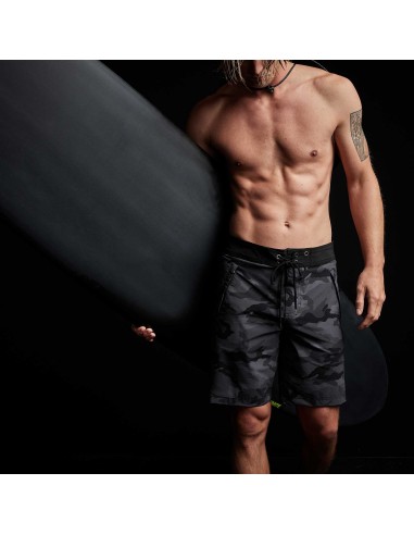 Camo Zip Pocket Boardshort - Black Sea Camo/Black JUSQU'A -70%! 