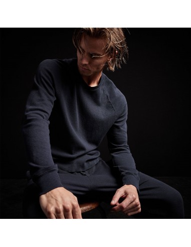 Long Sleeve Thermal Raglan - Blue Oil est présent 