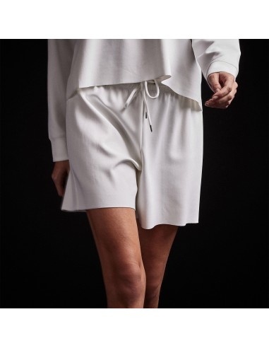 Double Knit Sweat Short - White brillant des détails fins