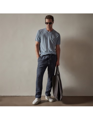 Lightweight Linen Pant - Blue Oil prix pour 