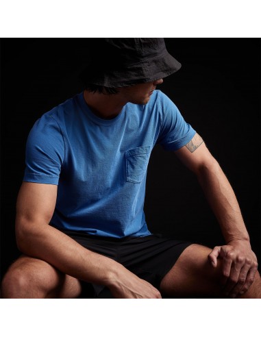 Lightweight Jersey Pocket Tee - Electric Blue Pigment sur le site 