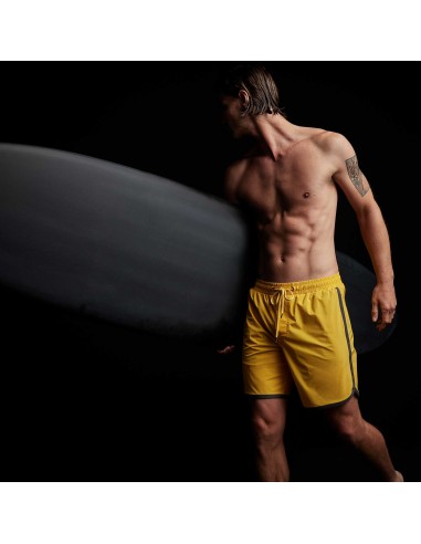 Curved Hem Boardshort - Crocus/Carbon Pour