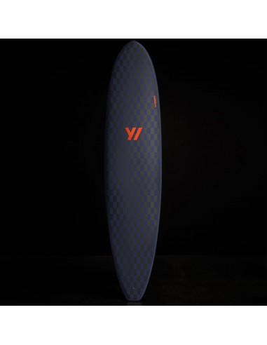 Y/OSEMITE  Checkered Longboard 7'10" - Black/True Navy de technologie