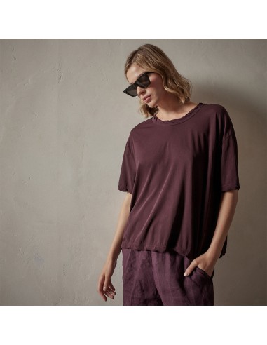 High Gauge Oversized Tee - Eggplant Venez découvrir notre 