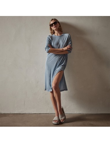 Relaxed Raglan Dress - Bluestone Pigment de pas cher