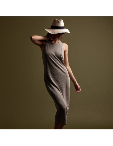 Dunes Linen Tank Dress - Natural/Black Amélioration de cerveau avec