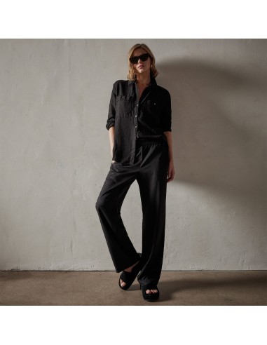 El Matador Linen Shirt - Black la livraison gratuite