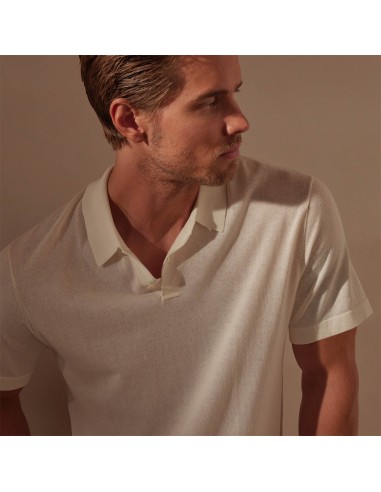 San Jacinto Knit Polo - White livraison gratuite