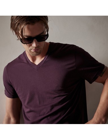 Clear Jersey V Neck - Eggplant en ligne