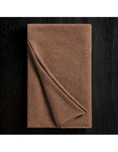 Lightweight Textured Cashmere Scarf - Chestnut d'Europe débarque