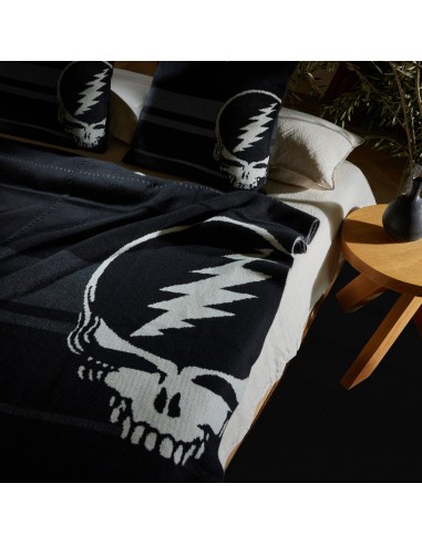 Grateful Dead Cashmere Blanket - Black/ White/Charcoal store