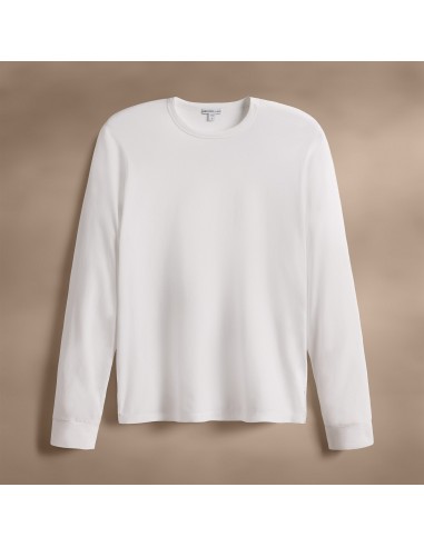 Heavy Luxe Jersey Long Sleeve - White le concept de la Pate a emporter 