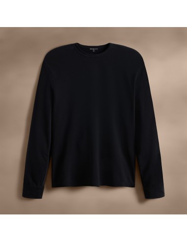 Heavy Luxe Jersey Long Sleeve - Black la livraison gratuite