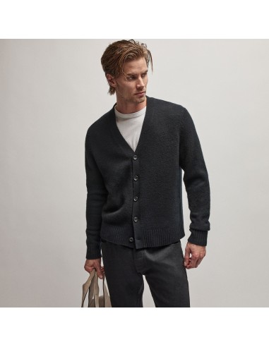 Recycled Cashmere Cardigan - Black Dans la société mordern