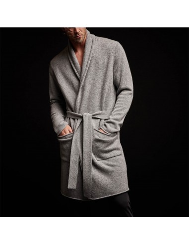 Recycled Cashmere Robe - Heather Grey les ctes