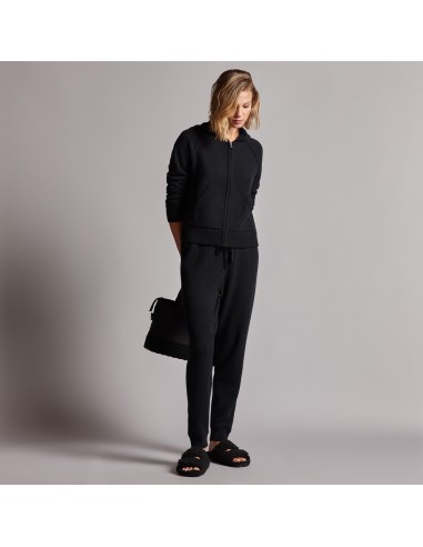 Recycled Cashmere Track Pant - Black ou a consommer sur place