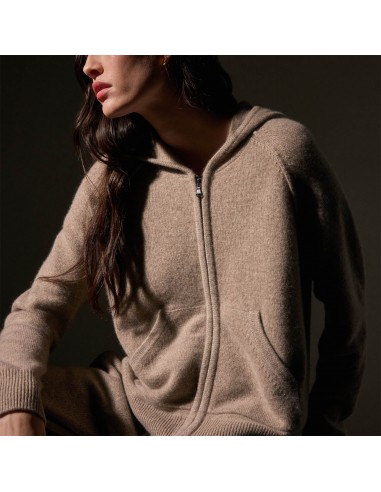 Recycled Cashmere Track Jacket - Coyote de la marque