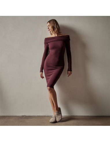 Brushed Jersey Off The Shoulder Dress - Cordova la colonne vertébrale