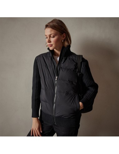 Mixed Media Zip Front Jacket - Black 2023