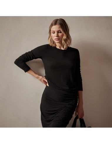 Tencel Cashmere Crewneck - Black votre