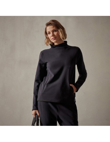 Long Sleeve Polar Fleece Turtleneck - Black Paris Déstockage Promo