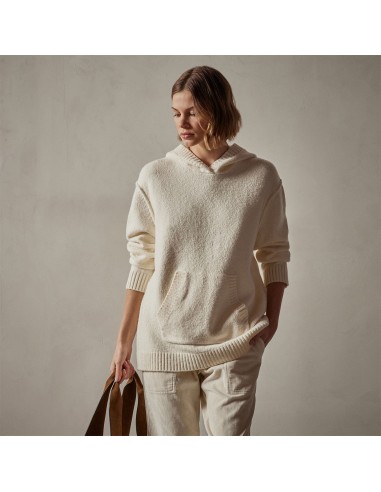 Cotton Cashmere Oversize Hoodie - Ivory vente chaude votre 