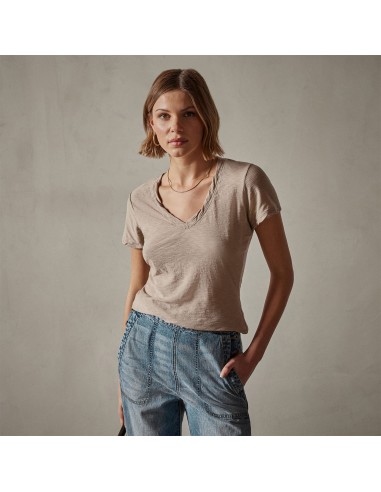 Sheer Slub Casual V Neck - Toast Comment ça marche