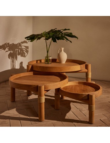 Punta Mita Tables - Teak s'inspire de l'anatomie humaine