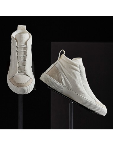 Women's Solstice High Top Skate Sneaker - White/Taupe les ctes