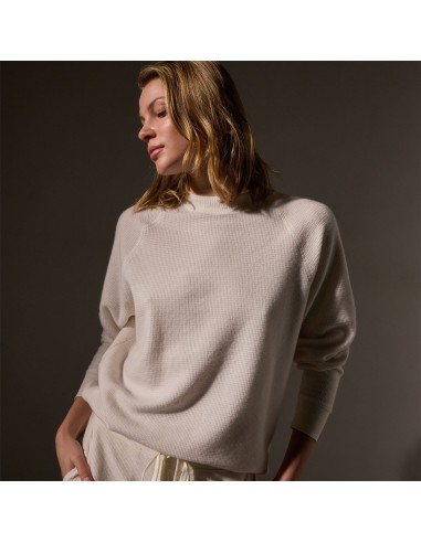 Brushed Thermal Knit Mock Neck - Oyster la chaussure