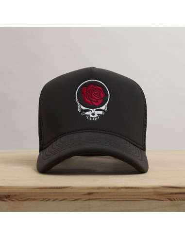 Grateful Dead Rose Embroidery Trucker - Carbon Grey sélection de produits