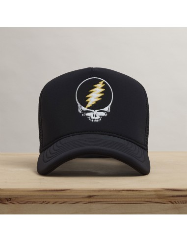 Grateful Dead Skull Embroidery Trucker - Black suggérées chez