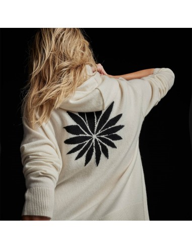 Agave Graphic Hoodie - Ivory/Black français