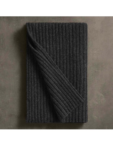 Recycled Cashmere Marled Scarves - Charcoal Marl d'Europe débarque