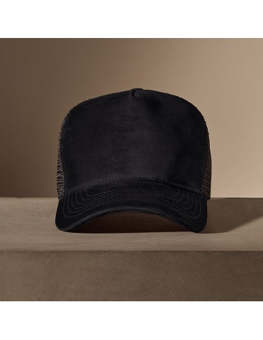 Suede Trucker Hat - Black 2023