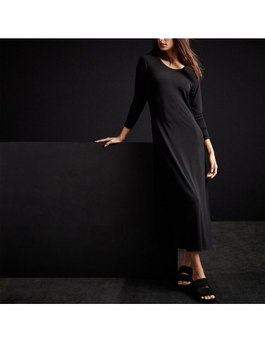 Open Seam Raglan Dress - Black les ctes