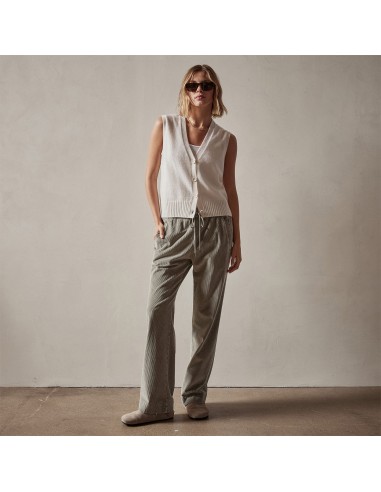 Wide Leg Corduroy Pant - Concrete Pigment ou a consommer sur place