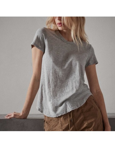 Sheer Slub Crew Neck Tee - Heather Grey s'inspire de l'anatomie humaine