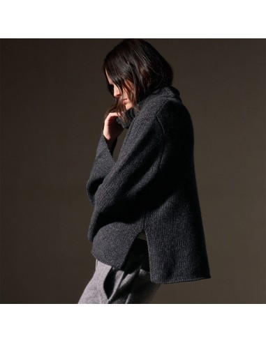 Recycled Cashmere Pullover - Charcoal Marl ouvre sa boutique