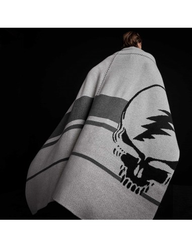 Grateful Dead Cashmere Blanket - Flyash/Black/Dark Grey Venez acheter